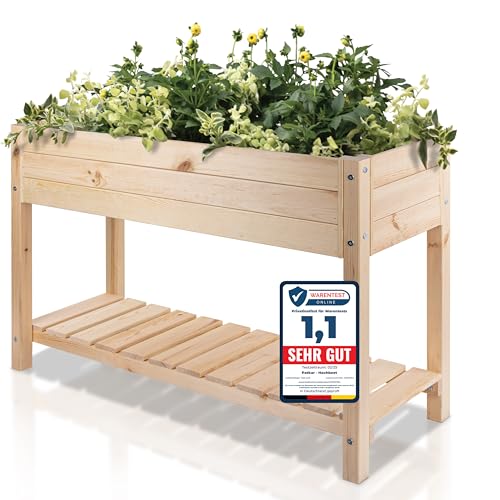 PATKAR® 117x40x78cm Hochbeet Holz...