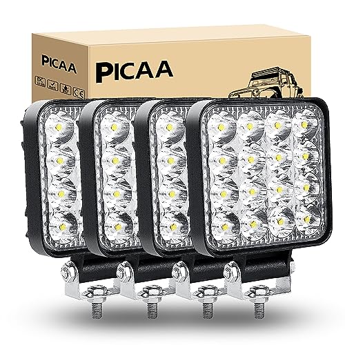 PICAA LED Arbeitsscheinwerfer 4X 3.3 Zoll 48W...