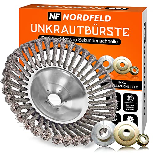 NORDFELD Unkrautbürste Freischneider 25,4 mm...