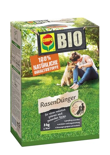 COMPO BIO Rasendünger, Naturdünger für...
