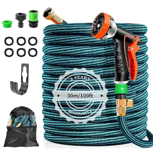 Flexibler Gartenschlauch 30m/100ft-...