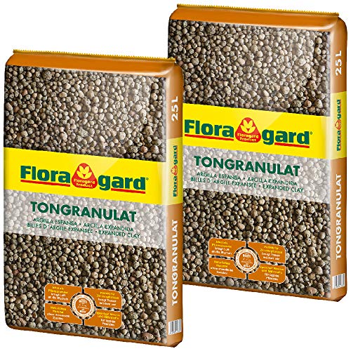 Floragard Blähton Tongranulat 50 L (2×25 L)...
