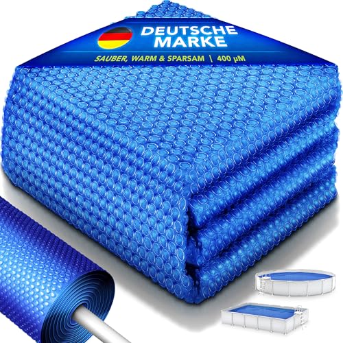 tillvex® Premium Pool Solarabdeckplane 400...